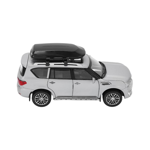 1/32 SUV Bilmodel Legering Diecast Træk Tilbage Legetøjsbiler med Lyd og Lys til Drenge og Piger Sølv