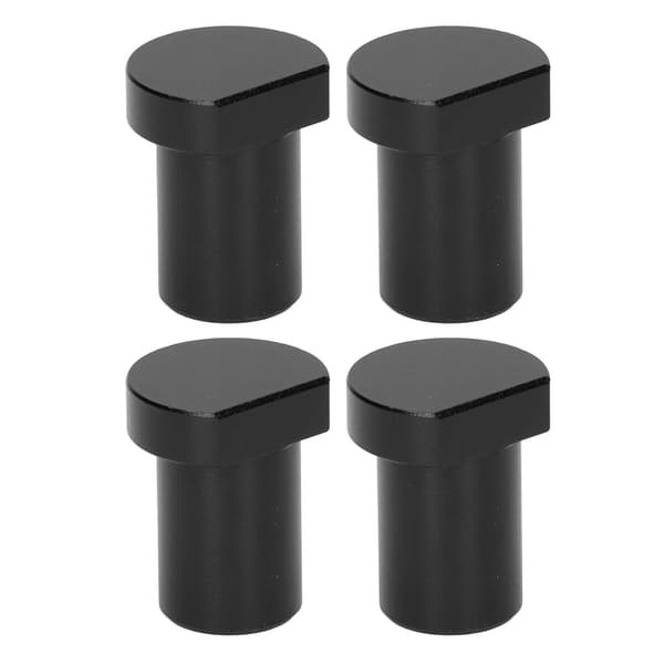 4 Station Træbearbejdning Desktop Begrænsningsblokke Multifunktionel Arbejdsbord Peg Bremse Stop 20mm Diameter Sort