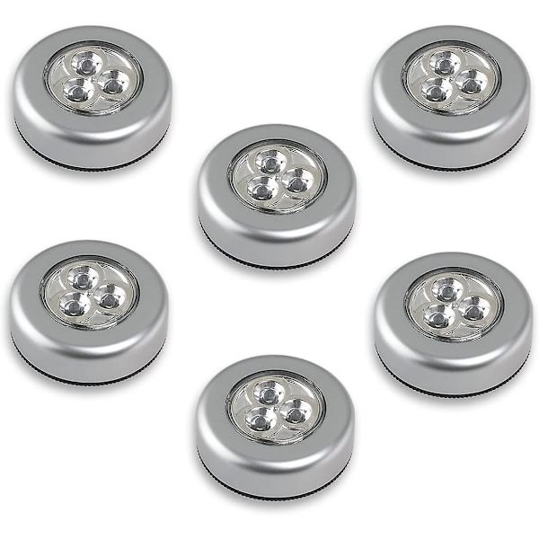 3 LED-lampor på batterier