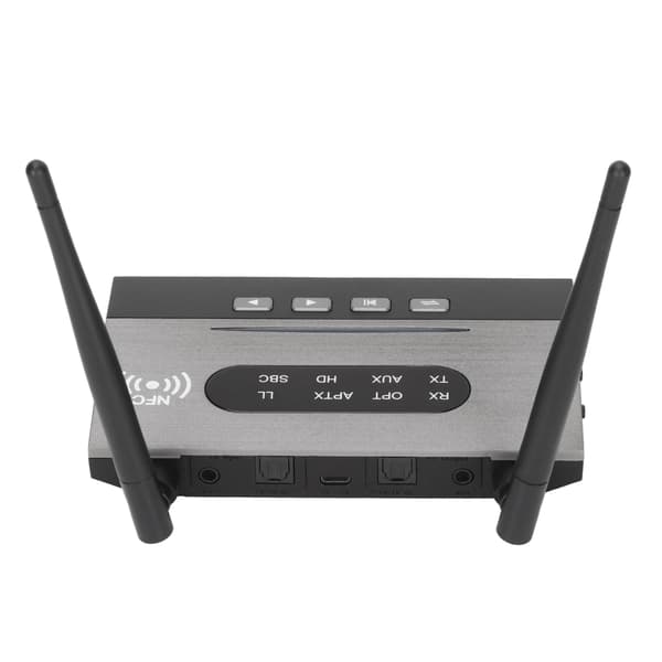 Bluetooth 5.0 Sender Mottaker HiFi Lossless CSR Chip NFC SPDIF Trådløs Optisk Lydadapter 2 i 1