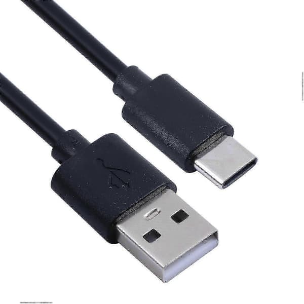 iPhone 15 -sarjan USB-C–USB-A-punottu latauskaapeli, 50 cm, musta/monivärinen 5