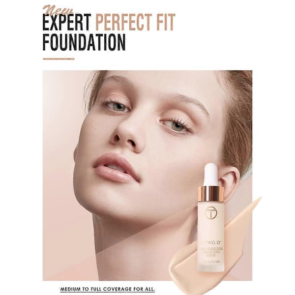 Base Face Liquid Foundation- Cream Full Coverage Concealer Oil-control 3