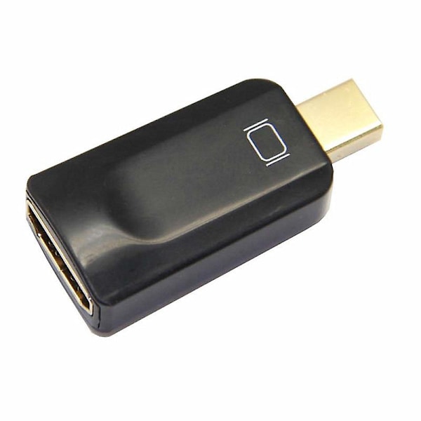 Mini Dp till HDMI-adapter 4k HD-videoadapter Black