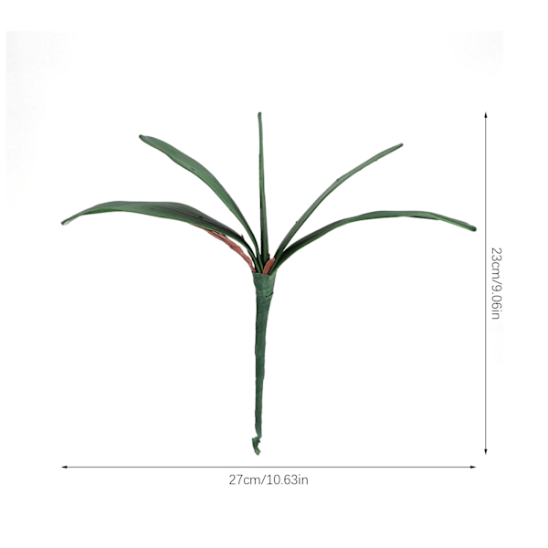 Kunstige grønne blomsterarrangementer for hjemmeinnredning og bryllup