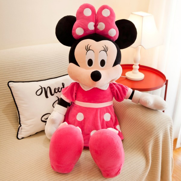 Kreativa Mickey och Minnie plyschleksaker för barn minnie pink 35cm