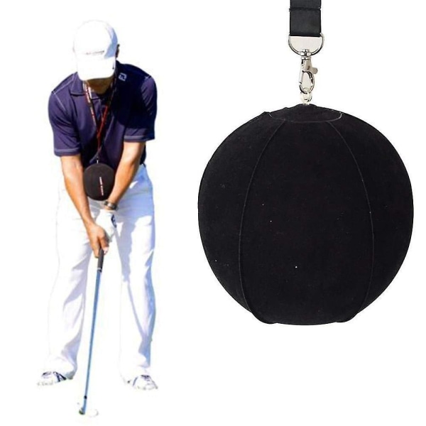 Golftränare med smart uppblåsbar Assist Correction Training Black