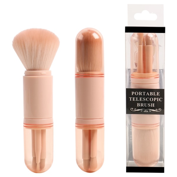 4 i 1 Makeup Brush Beauty Tools Infällbar bärbar 1