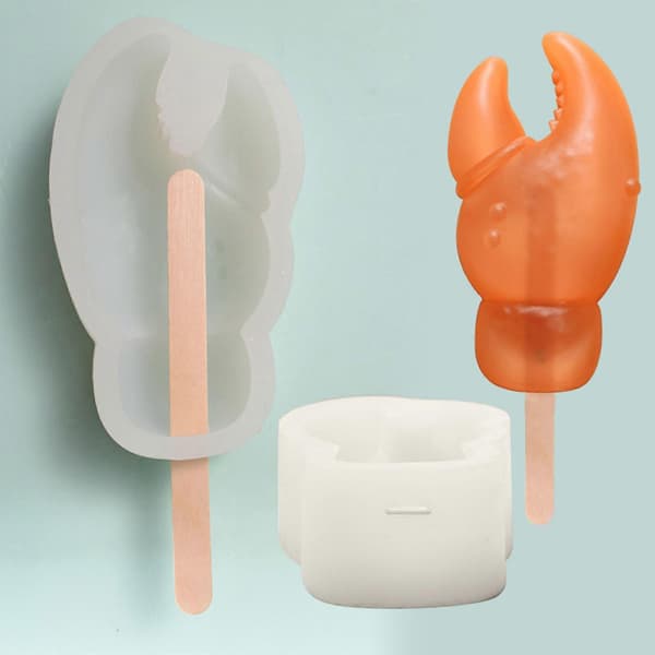 Isform Ispindeform Is til Ispinde Hjemmelavede Ispindeværktøjer Krabbekløer Form Gave til DIY Ispinde Lo Cracing crab tongs p