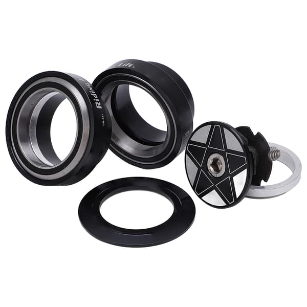 Mountain Bike Headset Dubbellager CNC Process Balck Framgaffel Stam Headset Lagerskålgrupp för 34mm ram