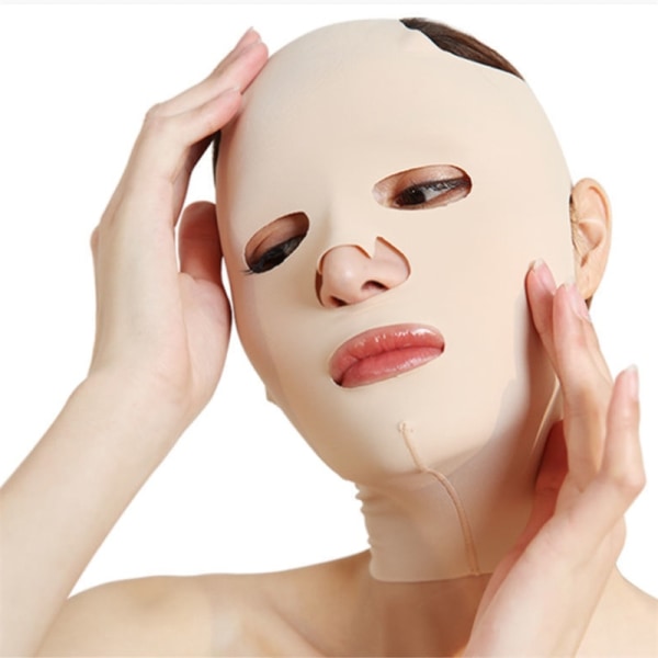 3dAnti Wrinkle Face Sova Bantning Lift V Mask Bandage Shaper