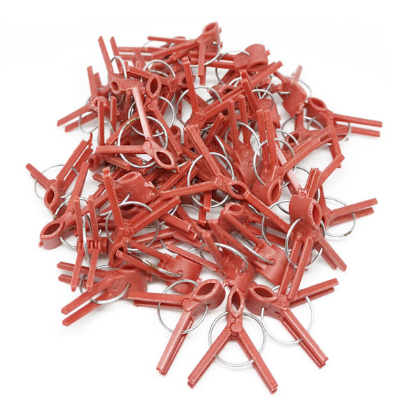 100 Plast Grafting Klips for Planter - Viktige Hage Støtte Klips