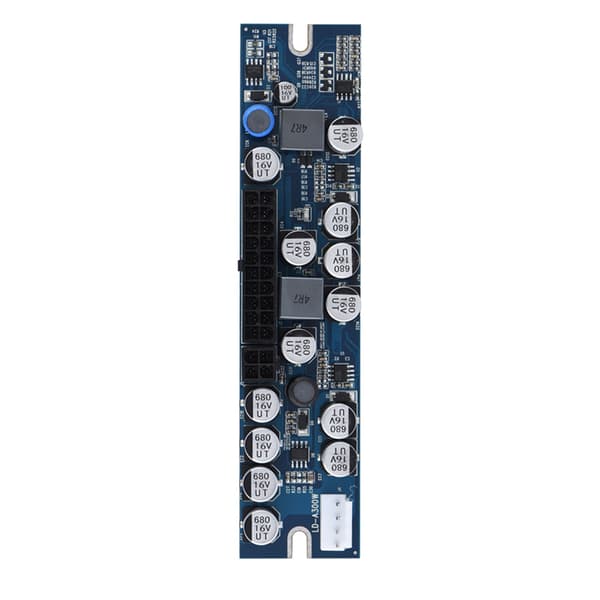 300W PC Strømforsyningsmodul 12V DC Input 24Pin Connect AUX SATA Kabel