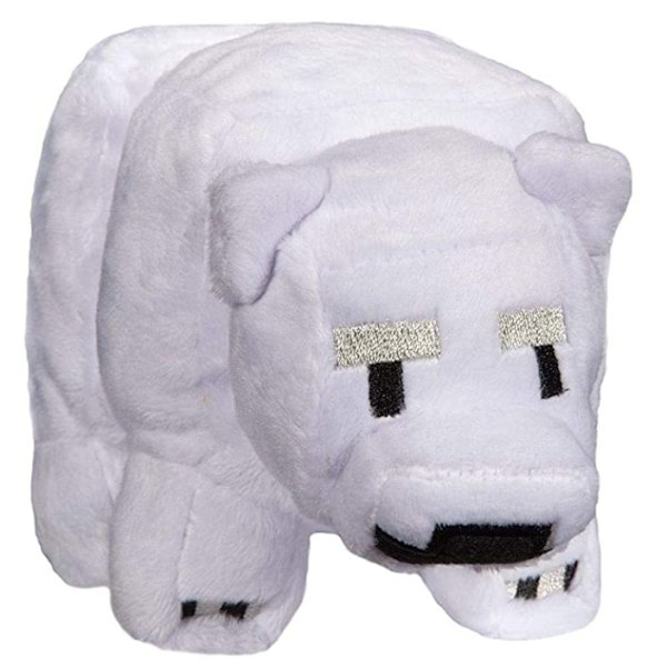 Min värld plyschdockor, dockor och dockor Polar Bear (18cm)