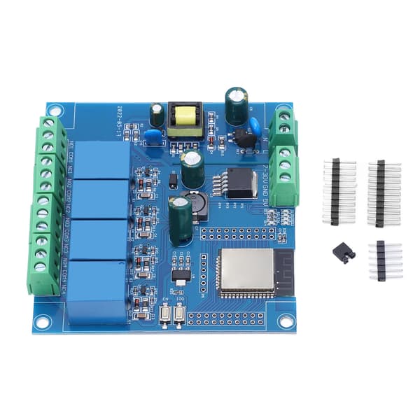 ESP32 WiFi Bluetooth Udviklingskort 4 Kanal Relæmodul Programmerbar Reset Trådløs