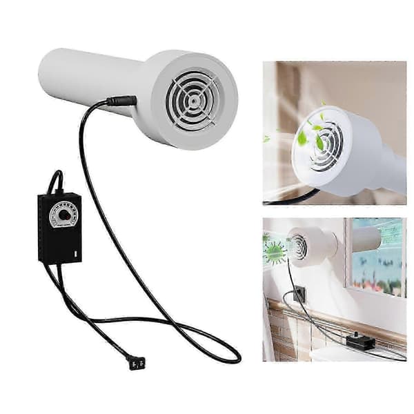 Inline Kanalventilator 50mm/63mm/75mm Luftventilationsforstærker til Loftsrum Badeværelse Køkken Stille Drift 63mm