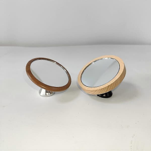 Linse Strømningshastighet Observasjon Tre MDF Base Magnetisk Kaffe Tamper Reflekterende Speil For Kafé A[dt]