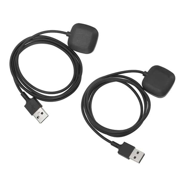 Trådløs opladningsdock til Fitbit Versa 3 og Sense - 2-pak