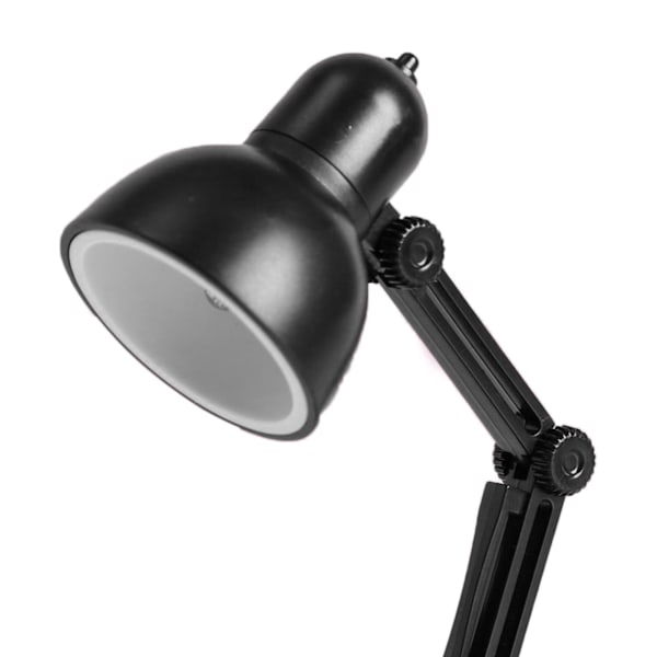 Justerbar Svart LED Skrivebordslampe med Avtakbar Magnetisk Base for Hjemmekontor og Lesing