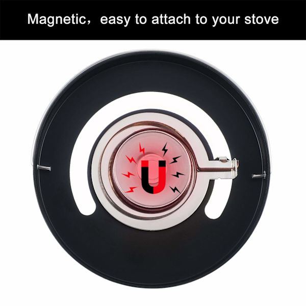 Magnetisk vedspistermometer Brandugnstemperaturmätare