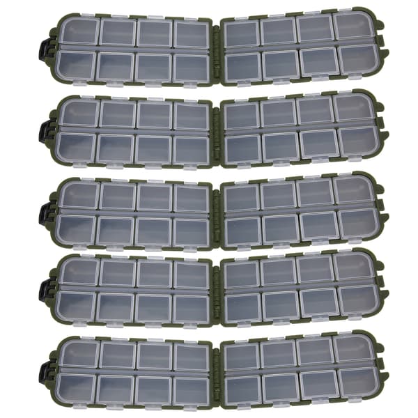 5 Gallons Plastfisk Oppbevaringsboks Dobbeltsidig Brødformet Tilbehørsbeholder
