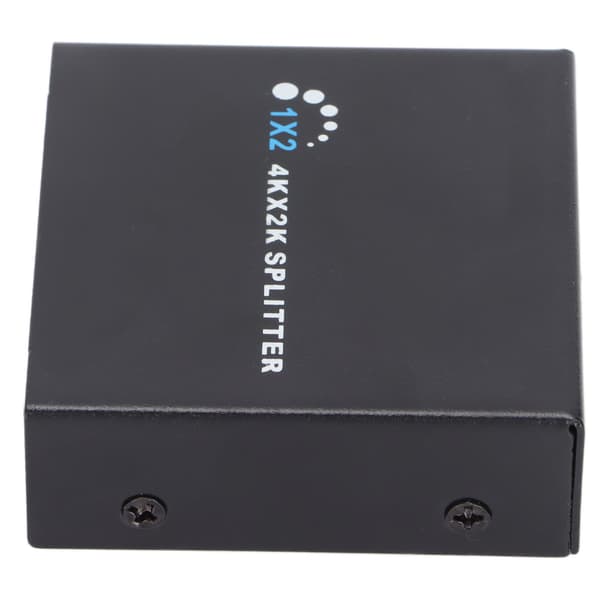 HD Multimedia Interface Splitter 1 inn 2 ut-utvider for skjermer LCD-TV-er datamaskiner 100-240V EU-plugg