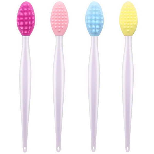 4-pack Nose Duplex Tool Lip Scrub Exfoliating Brush mix colors