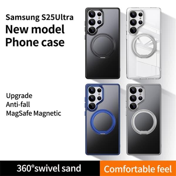 Til Samsung Galaxy S25 Ultra-deksel kompatibel med MagSafe[dt] Blue blue
