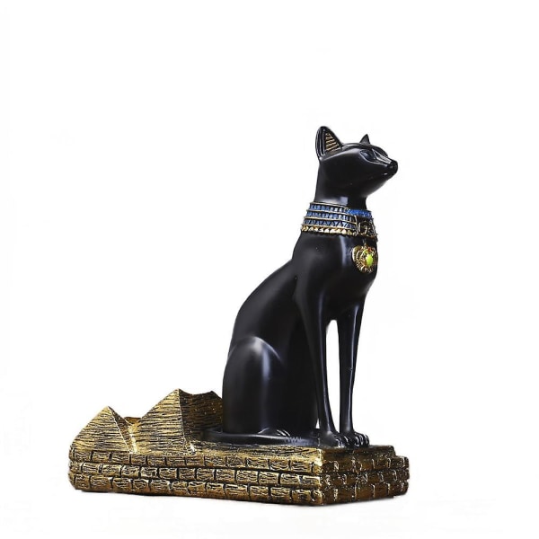 Harts egyptisk katt gud enkla djur vinhylla dekoration