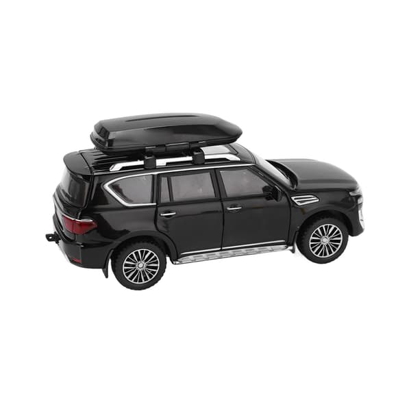 1/32 SUV Bilmodel Legering Diecast Træk Tilbage Legetøjsbiler med Lyd og Lys til Drenge og Piger Sort