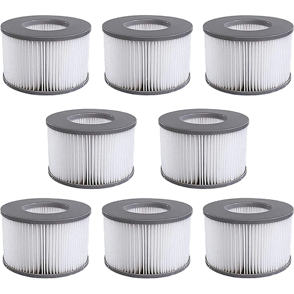 8-pack ersättningsfilter til MSPA FD2089-MSPA