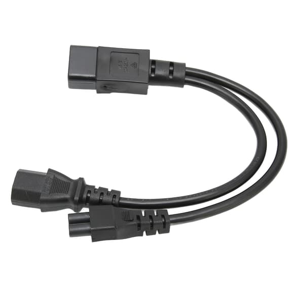 IEC 320 C14 till C13 C5 Strömkabel Splitter 10A 250V