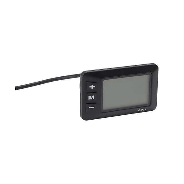 36V 48V Elcykel GD01 LCD-displaypanel med almindeligt stik E-cykel displaymåler tilbehør
