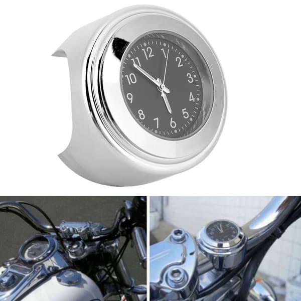 22-25 mm Universal Motorcykel Styrur Metalmontering Sort Urskive