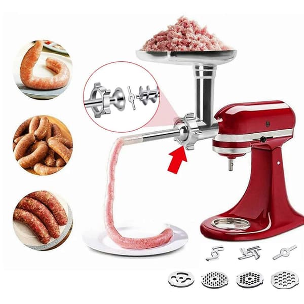 [DT]Kjøkkenmaskintilbehør i rustfritt stål til KitchenAid-miksere