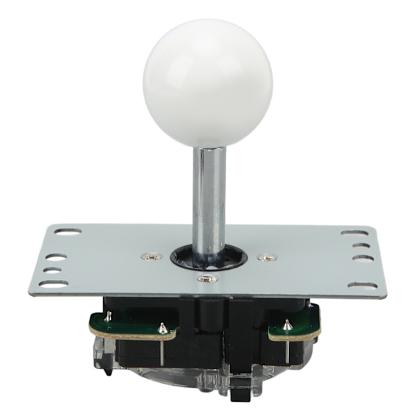 DIY USB Arkadspelskontroller Rocker Oval Boll Joysticks med Kontrollchip Vit