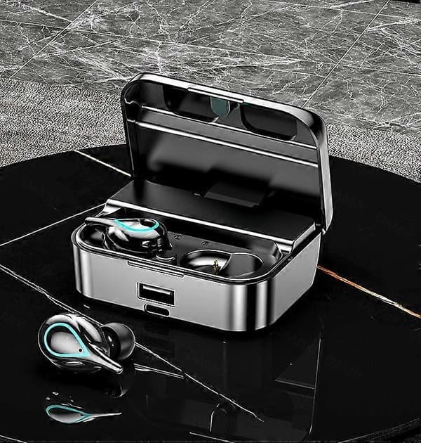 Bluetooth-headset med stor skärm, trådlöst sportheadset med låg latens och brusreducering
