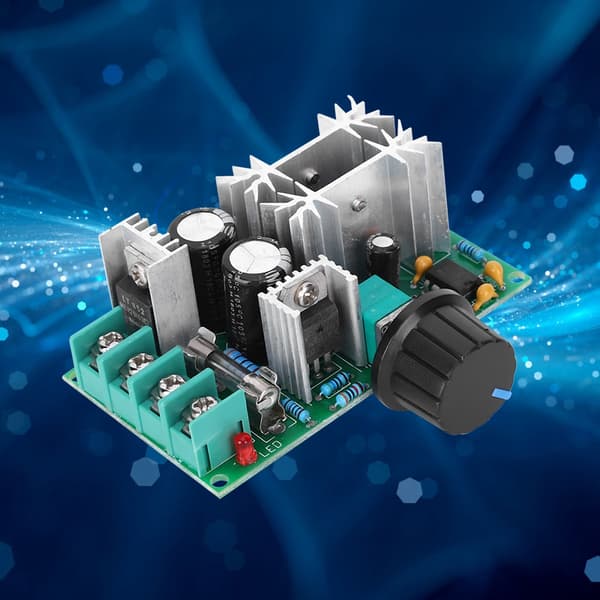 DC Motor Hastighetsregulator PWM Regulator Strømregulator Vifte 12V 24V 36V 48V 20A