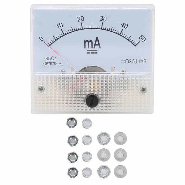 Høj Nøjagtighed 85C1 DC 0-50mA Panelmeter Amperemeter