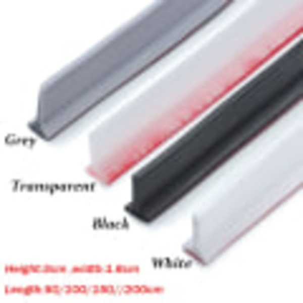 Vannstopp Vannholderlist SORT 100CM Grey 150cm