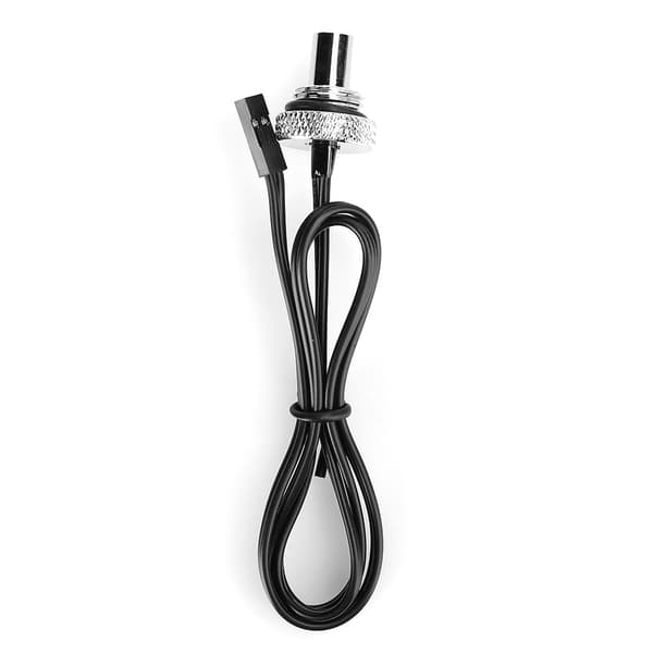 Vandtæt G1/4 Temperatur Sensor Stik DTCWD Terminal Udvidet Fitting Sølv Computertilbehør