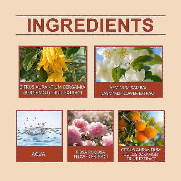 Höstcitrusblomparfym - Fräsch, långvarig, bärbar 15 ml doft