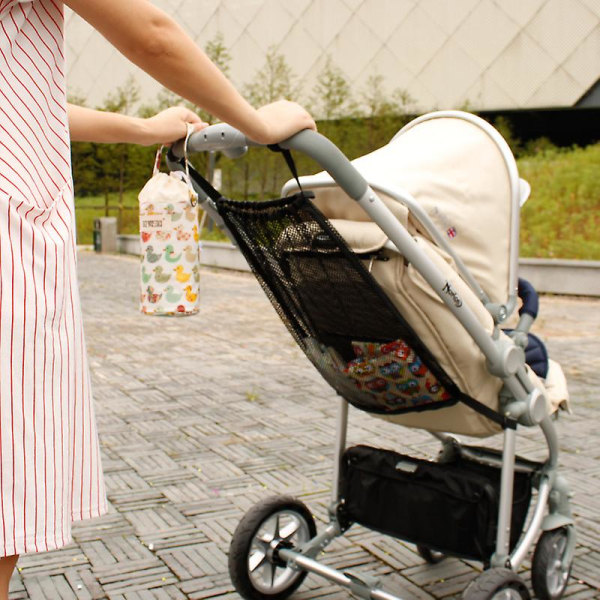 Baby Trolley Mesh Net Pocket Shopping Barnvagnar Flaska