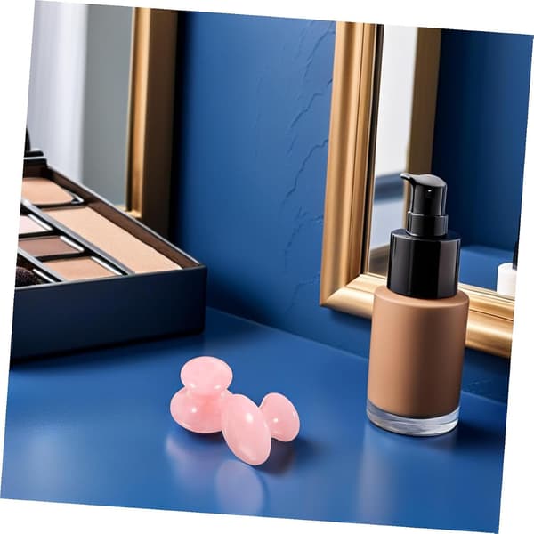 4 st svamp Gua Sha Massagestenar Rullar Ansiktsmassageverktyg