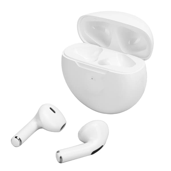BG-E02 TWS Bluetooth Hodetelefon Mini Stereo Touch Control Sport Gaming Øretelefon Hvit