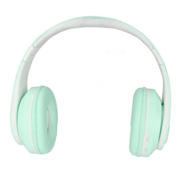 Vikbart Langattomat Bluetooth Over Ear -kuulokkeet, joissa on melunvaimennus ja värikäs vihreä valo