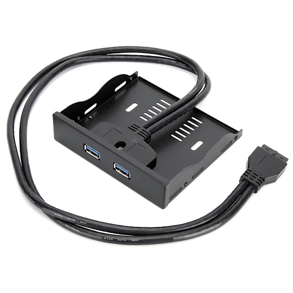 USB 3.0 Floppy Bay Frontpanel 19 Pin til 2 Port USB 3.0 Interface Hub
