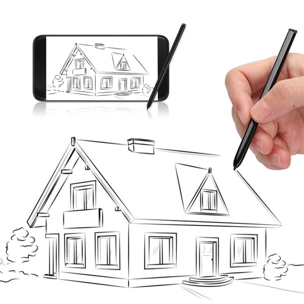 Samsung Galaxy Note 10 Stylus Pen Sort Elektromagnetisk Touchskærm