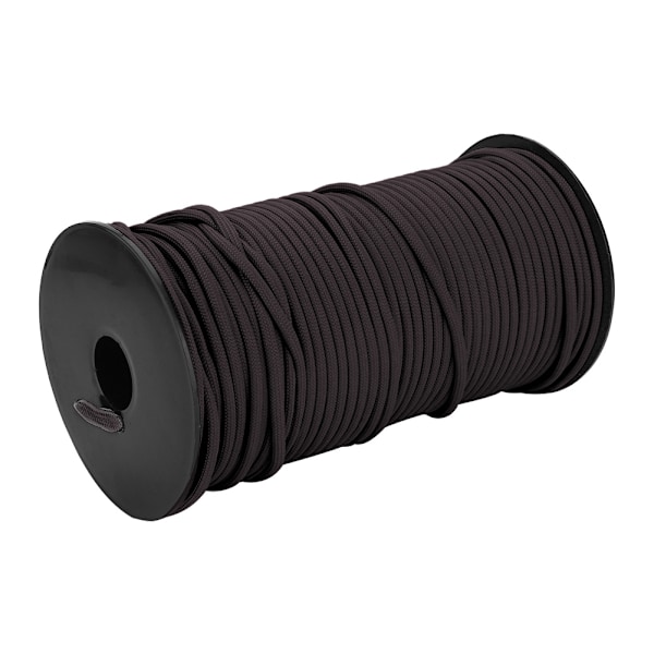 100m 9-trådig 4mm Kraftig Brun Paracord Snodd för Camping och Utomhusbruk
