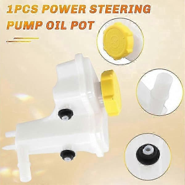 MK6 1.4 16V Servostyrningspump Reservoar Vätsketank Ersättning 2S6C3531AD AC BB White