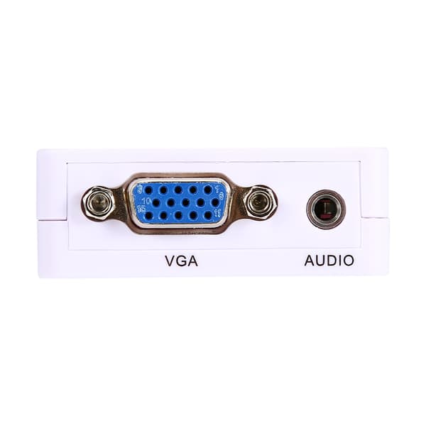 Mini HDMI til VGA-konverter 1080P Adapter med USB-kabel